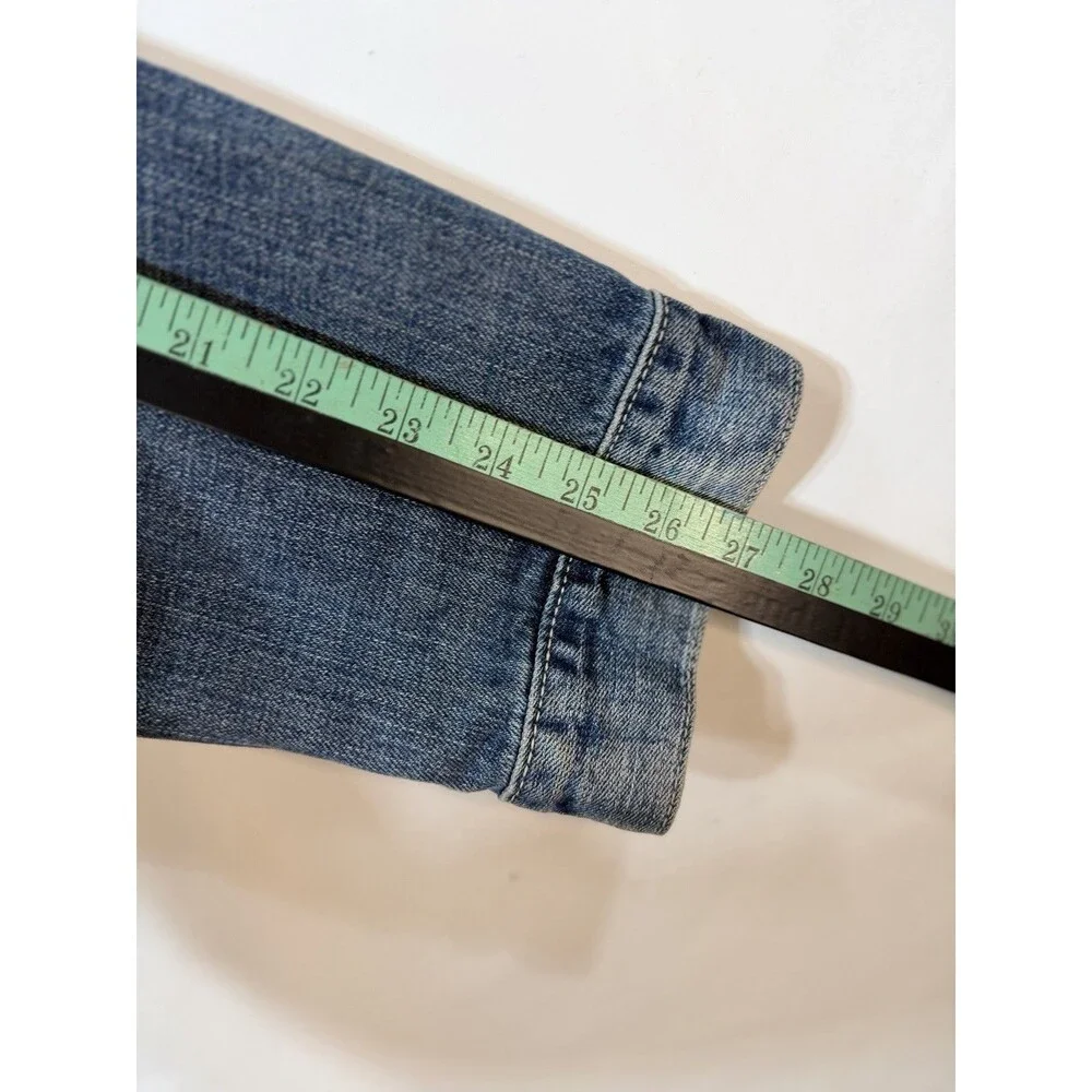 Levi Denim Jacket Western 4 Pocket Light Wash Trucker Workwear XL